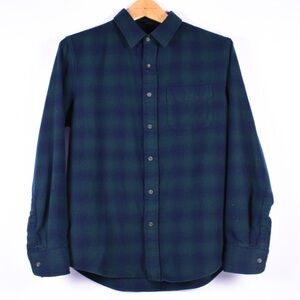 Pendleton Lodge Wool Plaid Shirt Made in USA Medium